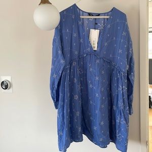 Short embroidered dress from Zara
